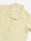 HOP Kids Yellow Embroidered Resort-Fit Cotton Shirt