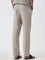 ETA Taupe Mid-Rise Relaxed-Fit Cotton Blend Chinos