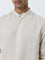 Ascot Beige Relaxed-Fit Linen Shirt