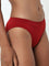 Superstar Red Seam-Free Bikini Cotton Brief