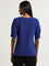 Wardrobe Blue Self-Textured Top