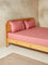 Westside Home Dusty Rose King Bed Flat Sheet and Pillowcase Set