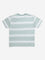 Y&F Kids Sage Striped Pattern Cotton T-Shirt