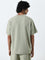 Studiofit Sage Textured Relaxed-Fit T-Shirt