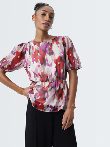 Wardrobe Multicolour Floral Printed Top