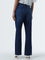 LOV Dark Blue Washed Straight - Fit High - Rise Jeans