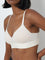 Superstar White Padded Cotton Bra