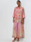 Vark Pink Floral Printed Ethnic Tunic and Palazzos Set