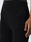 Studiofit Black High-Rise Cotton Blend Track Pants