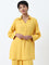 Utsa Yellow Solid A-Line Kurti