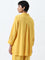 Utsa Yellow Solid A-Line Kurti