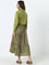 Bombay Paisley Green Tiered Cotton Dress with Jacket