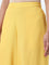 Utsa Yellow Solid High-Rise Palazzos