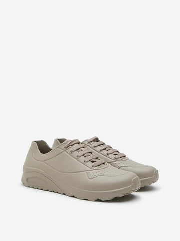 LUNA BLU Taupe Perforated Sneakers