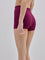 Superstar Burgundy Textured High-Rise Boy Shorts Brief
