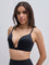 Wunderlove Black Padded Plunge Bra