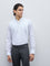 WES Formals White Relaxed-Fit Cotton Shirt