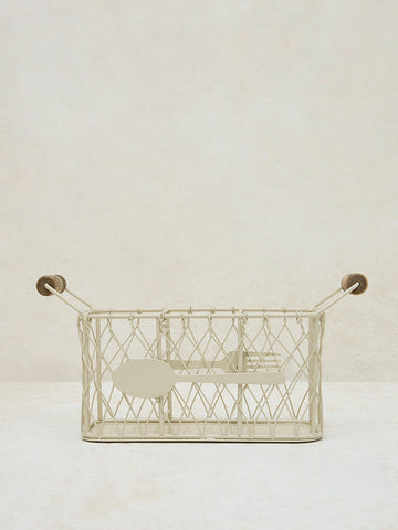 Westside Home Off-White Wired Cutlery Caddy