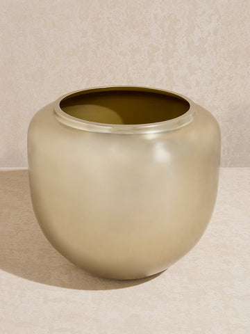 Westside Home Gold Tulip Floor Planter - Large