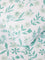 Westside Home Blue Floral Design Single Bed Flat Sheet and Pillowcase Set