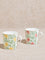 Westside Home Multicolour Floral Printed Mugs  (Set of 2)