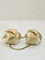Westside Home Gold Leaf Design Tealight Candle Holder