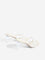 LUNA BLU Ivory Pearlescent Block Heel Sandals