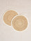 Westside Home White and Natural Braided Jute Placemats (Set of 2)