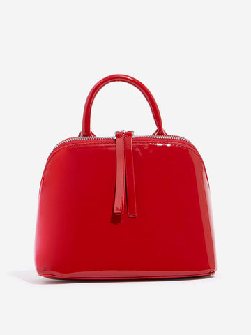 Westside Red Glossy Shoulder Bag