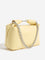 Westside Yellow Buckle-Detailed Top Hand Bag