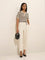 Wardrobe Off-White High-Rise Trousers with Belt