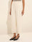 Wardrobe Off-White High-Rise Trousers with Belt