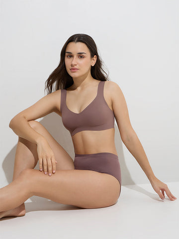 Wunderlove Brown Invisible Padded Bra