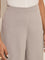 Wardrobe Grey High-Rise Flared Trousers