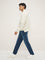 Nuon Dark Blue Washed Slim - Fit Mid - Rise Jeans