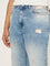 Nuon Light Blue Distressed Relaxed - Fit Mid - Rise Jeans