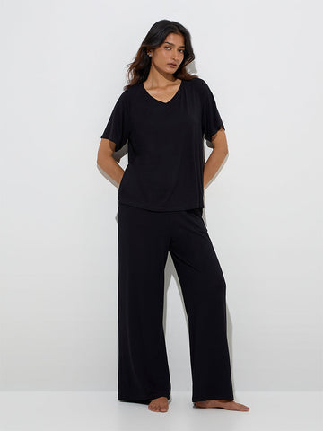 Wunderlove Black Supersoft Top