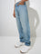 Nuon Light Blue Relaxed - Fit Mid - Rise Jeans