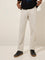 Nuon Off-White Relaxed - Fit Mid - Rise Jeans