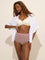 Wunderlove Light Taupe Printed Cotton-Blend Full Briefs - Pack of 3