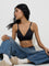 Superstar Black Invisible Triangle Lightly Padded Bra