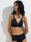 Superstar Black Invisible Triangle Lightly Padded Bra