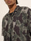 Nuon Black Abstract Printed Relaxed-Fit Shirt