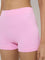 Superstar Pink Knit-Textured Boy Shorts Brief