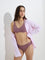 Wunderlove Mauve Solid Hi-Leg Invisible Brief