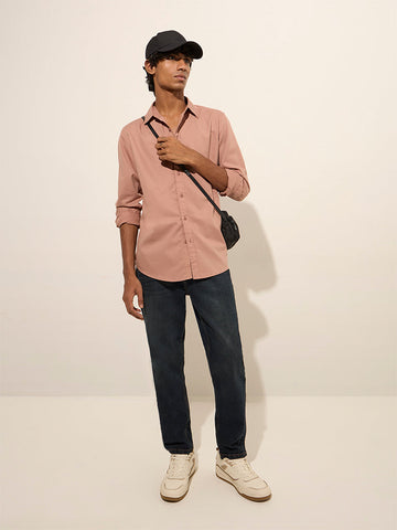 Nuon Dark Blue Slim - Fit Mid - Rise Denim Jeans