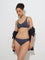 Wunderlove Charcoal Padded Cotton-Blend Bra