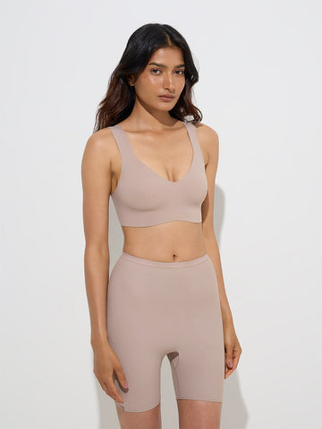 Wunderlove Light Taupe Shapewear Cooling Long Pants