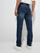 Nuon Dark Blue Relaxed - Fit Mid - Rise Jeans