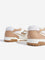 SOLEPLAY White Colour-Blocked Lace-Up Sneakers